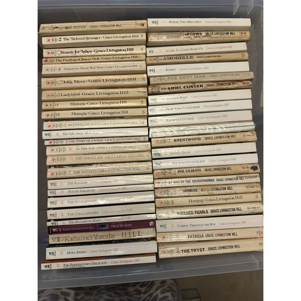 Grace Livingston Hill Lot of  46 Paperbacks All different conditions